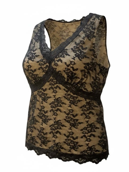 Worthington Other - Worthington Black Lace Surplice Chemise